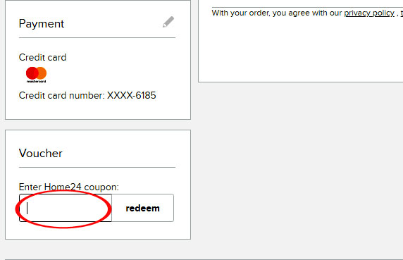 h&m home voucher code